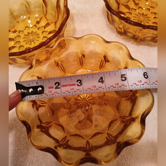 Vintage set of fruit dessert candy bowls - Picture 7 of 9